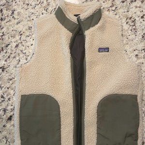 Kids Patagonia Retro-X Sherpa Vest Regular Fit (Size 12)